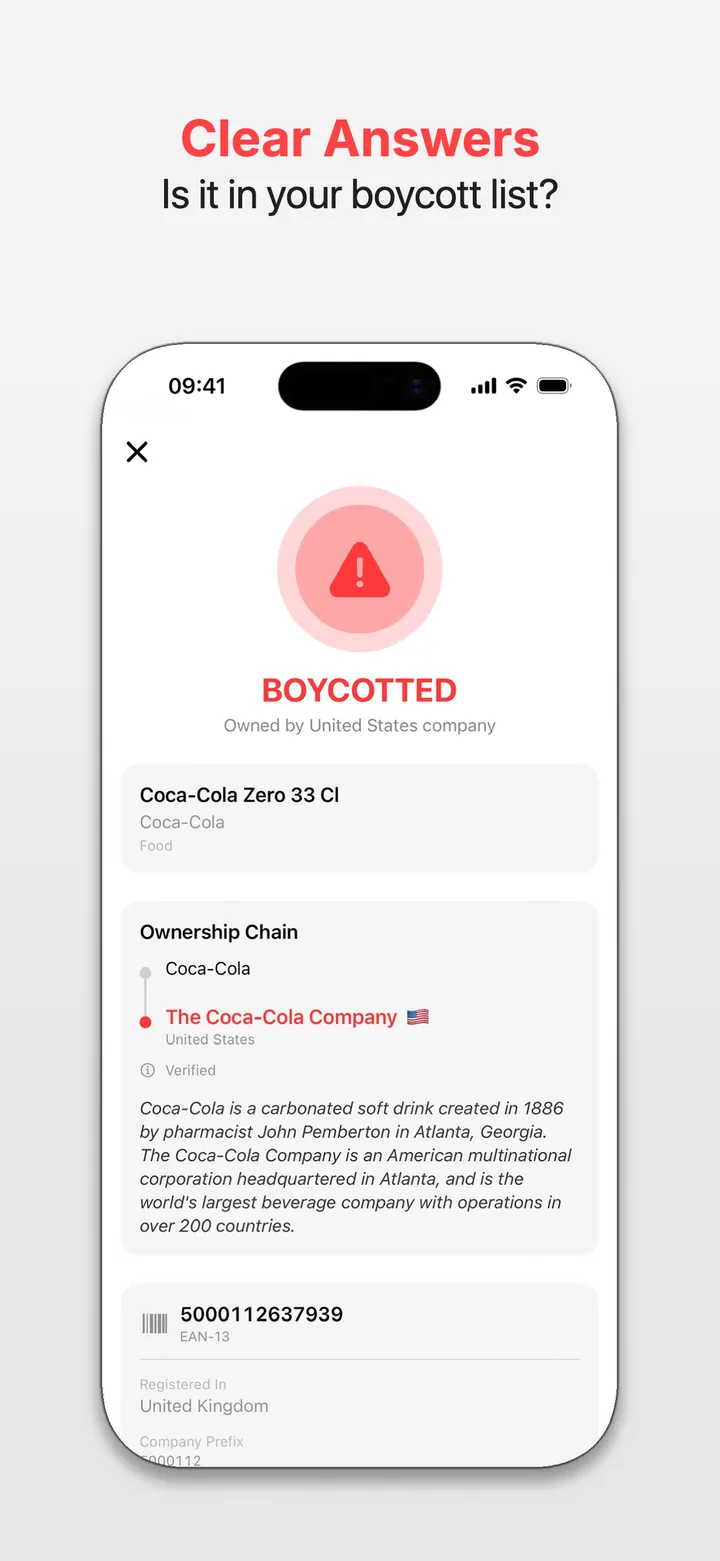 Boycottr App Store screenshot 6 of 6